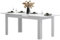 Newfurn Esstisch ausziehbar - moderner Holztisch in Weiß mit Synchronauszug - Stabiler Esszimmertisch für 6-8 Personen - Design Tisch für Wohnzimmer & Küche, rechteckig, erweiterbar
