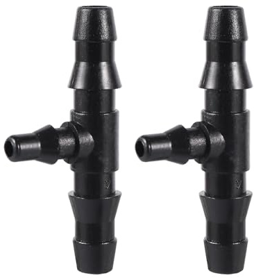 20 pezzi di irrigazione for micro giardino, attacco da 4/7 mm a 3/5 mm, raccordo a T da 1/4'' a 1/8'', raccordo for tubo flessibile in plastica, raccordo for attrezzo di irrigazione, dimensioni ugello