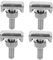 Cabilock 4 Piezas Tornillo T Batería Inoxidable Conector T Bolt Duradero y Práctico Reemplazo de Terminal de Batería