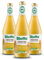 BIOTTA - Jus Petit Déjeuner - Jus d'orange, de raisin et purée de banane frais et 100% Bio - Riche en nutriments - 100% Vegan - 500ml - Lot de 3