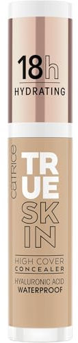 Catrice True Skin High Cover Concealer, Nr. 060, Nude, Anti-Pickel, feuchtigkeitsspendend, natürlich, für trockene Haut, vegan, ölfrei, wasserfest, ohne Alkohol, 1er Pack (4.5ml)