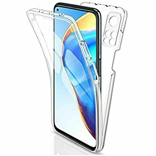 Cracksin 360° Grad Handyhülle für Xiaomi Mi 10T 5G / Mi 10T Pro 5G Transparent Displayschutz Vorne/Hinten Anti-Gelb Kratzfest Schutzhülle TPU+PET Cover