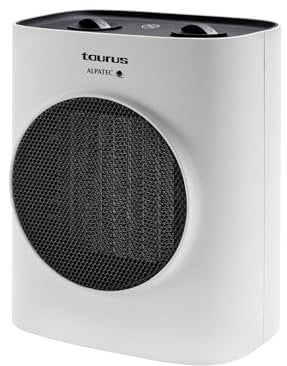 Taurus Alpatec Tropicano 7C - Radiateur souflant céramique 1500W, PTC System, thermostat, 2 intensités, fonction ventilateur, silencieux, anti-basculement, protecteur thermique, jusqu'à 20m2