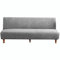 BXFUL Sofabezug ohne armlehnen, Couchbezug ohne armlehne Elastischer Antirutsch Clic Clac Sofahusse Couch überzug Stretchhusse Weich Stoff (160-190cm,Hellgrau)