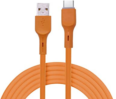 Aiivioll-Type C Charging Cable compatible with JBL Go3, Charge 4/5, Flip 6, Pulse 5, Clip4, JR POP, Endurance Peak, JBLCHARGE4BLKAM Wireless Bluetooth Headphones Speakers Charging Cable(3.3ft/Orange)