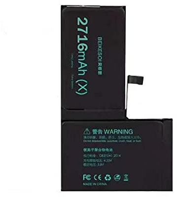 Beikesoi Replacement Battery Compatible With iPhone X (2716 mAh)