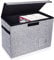 Leffis Collapsible Comic Box - 15.5in X 7.5in X 11.3in, Heavy Duty Bin Holds 150 Comics
