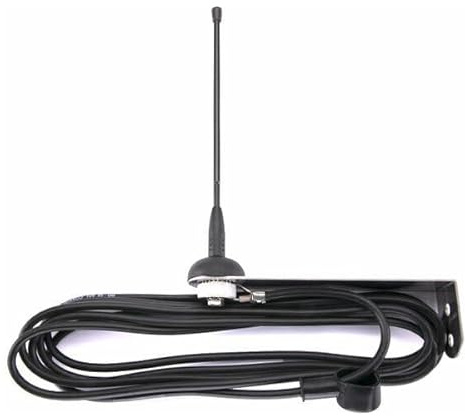 Dieffematic M0842ANT30875 Antenna 30,875 MHz - Con Flangia di Supporto a Muro e Cavo Coassiale 3 MT