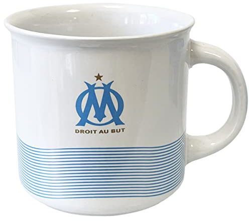 La plume dorée Mug en céramique - Droit au but - Olympique de Marseille - Produit sous licence officielle-