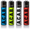 Clipper® Feuerzeuge - 4er Set + Crystal Balls (FFX A.C.A.B)
