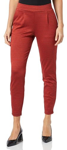 ICHI IHKATE CAMELEON PA Damen Hose Stoffhose mit Stretch enger Schnitt Elastikbund, Größe:L, Farbe:Rooibos Tea (181355)