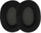 kwmobile 2x Earpad Compatible with Sennheiser GAME ZERO / HD380PRO / PXC450 / PXC350 / PC350 / PC360 - Replacement Velour Earpad Cushion for Headphones - Black
