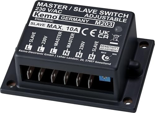 Kemo M203 Master Slave Schalter Baustein 230 V/AC