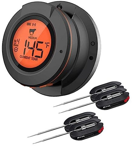 Hatem Wireless Digital Bluetooth Smart Barbecue/Forno Grill Termometro per Carne per Carne Barbecue Griglia Un e Forno