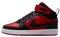 Nike Jungen Court Borough Mid 2 Gs Sneaker, University Red Black White, 36.5 EU