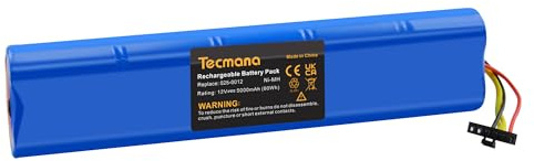 Tecmana 12V 5,0Ah Ersatzakku für Neato Botvac D75, D7500, D80, D85, 205-0012