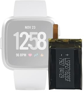 HIGHAKKU Ersatzakku kompatibel mit Fit-bit Versa FB504, FB505, smartwatch