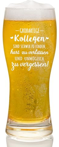 Joymaking Vaso de cerveza regalo de despedida para colegas, regalos para colegas, vaso de cerveza divertido, vaso de cerveza con frase, regalo de despedida para colegas, cambio de trabajo, regalo de