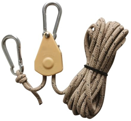 Catarifrangenti per, Corda Cricchetto Con Gancio 200 Kg (440 lb) Regolabile Ratchet Ratchet Puleggia Puleggia Gancio Cricchetto Regolabile Rolls Pendii