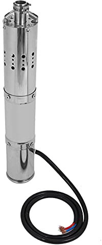 Submersible Pump, Submersible Pump 12V Solar DC Deep-Well Kit Brushless Large Permanent Magnet Electric Built‑in Sump Pumps (S123T-20)