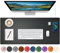 Desk Mat with Wireless Charging, Black Mouse Pad with Wireless Charger, Desk Pad Matt for Desktop, Mousepad Gaming Large Mouse Pad, Leather Compute for Keyboard and Mouse, 32 x 16