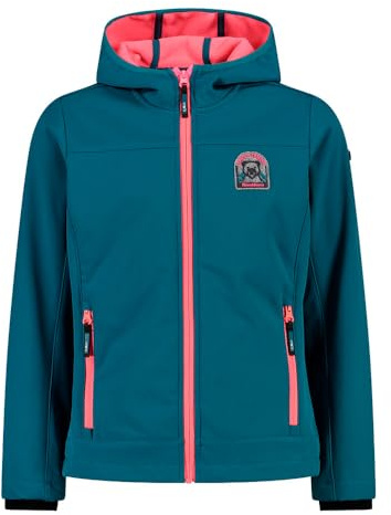 CMP Uni Kinder Giacca Da Bambina in Softshell Con Cappuccio Fisso Jacke