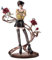 REOZIGN Osaki Nana-Figur, Komatsu, Actionfigur, Sonnenblume, Rosa, Stehend, 24 cm, Anime-Statue, Modell, Ornament, Geschenke