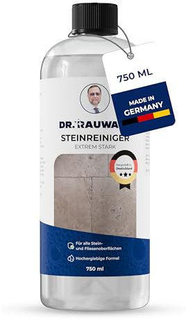 Dr. Rauwald Steinreiniger 750 ml – Effektive Reinigung für Stein- und Fliesenoberflächen – Umweltfreundlich – Für drinnen & draußen – Made in DE