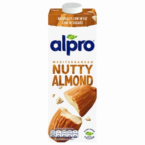 Alprodrink Original Almond Milk 1L x 1, Plant Based Nutty Vegan Drink, Long Life UHT Dairy and Gluten Free with Welari Thank You Card | (1pack)