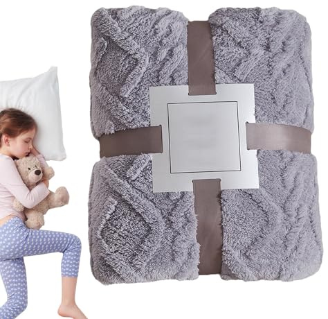 scyca Flanell-Fleecedecke, Fleecedecke für Sofa, Wurfdecke, Flanelldecke, dekorative Decke, warme Reisedecke aus Plüsch für Zuhause, Schule und Camping.