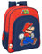 SUPER MARIO TRICK Schulrucksack für Kinder, Kinderrucksack, anpassbar an Kinderwagen, ideal für Kinder im Schulalter, bequem und vielseitig, Qualität und Widerstandsfähigkeit, 32 x 12 x 38 cm,
