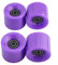 Honseadek ABEC9 Kugellager Skateboard-Räder-Set, inklusive 4 x 60 x 45 mm Rollen und Abstandshalter für Street Skating, Skateboard-Räder-Set, inklusive Skateboard-Achsen (lila)