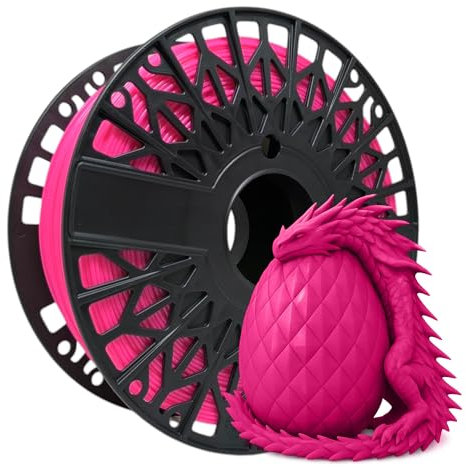 Finnotech F3D PLA Filament 1.75mm, Präzises 3D Drucker Filament, Maßgenauigkeit +/- 0.02mm, 1Kg Spule, Hochwertiges PLA für exakte 3D Drucke, Rosa