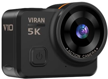 5K 30fsp 20MP Action Kamera, Ferngesteuerte Unterwasserkamera mit 2 Touchscreen, 6 Achsen Stabilisierung, 145° Weitwinkel,5M Wasserdicht,120Min Ausdauer, zum Tauchen, Radfahren