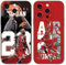 Yimctoie 2 Stück Cool Basketball Handyhülle für iPhone 8 iPhone 7 iPhone SE 2022/2020 Hülle 4,7,Sport Star 24 23 Muster Case für Fans,Dünn Slim Design Schutzhülle Stoßfest,Black
