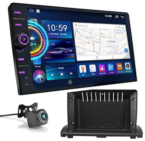 UGAR Android 15 Autoradio kompatibel für Volvo XC90 2002-2014 9 Zoll Touchscreen-Radio mit kabellosem CarPlay & Android Auto, 8GB+128GB Speicher, Bluetooth, WLAN, DSP, DAB+, GPS-Navigation