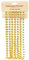 Christmas Concepts® 9ft Christmas Bead Chain - Christmas Bead Garlands - Decorations (Gold)