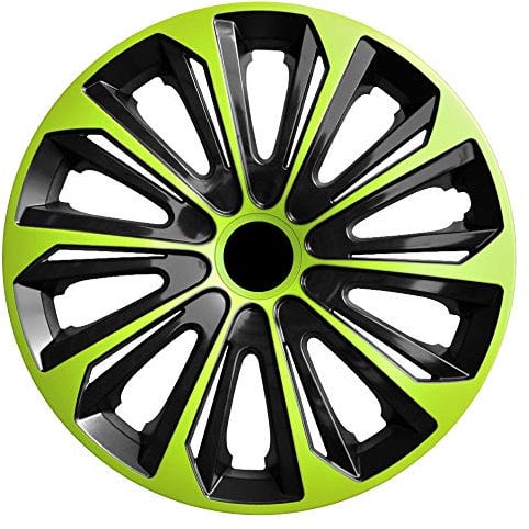 NRM Strong Duocolour - Radkappen - Nabenkappe - ABS-Kunststoff - Black / Green