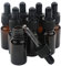 Unxuey 8 pcs 10 ml Amber Glass Bottles with Clear Glass Dropper with Pipettes Dropper Essential Oil Perfume Liquid Travel Eye Fragrance Vials