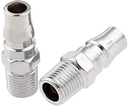 Air Coupler BE-TOOL PM40-1/2 BSP Airline Connectors Quick Release Male Air Hose Fitting for Compressor Tools (Pack of 2)