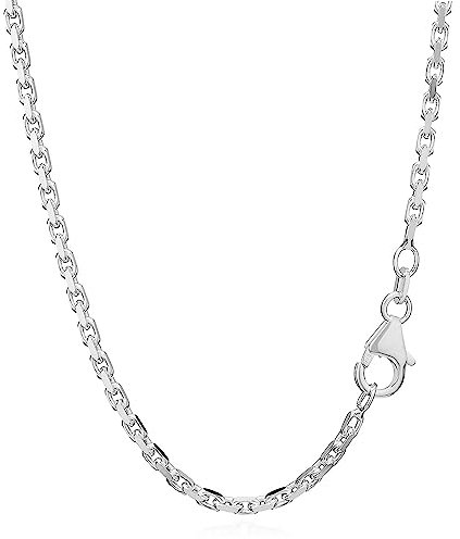 NKlaus 42cm Ankerkette 925 Silber elegante Halskette Breite: 2,0mm Collier 7,1g schwer 8948
