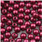 300 Acrylic Faux Pearl Beads 5mm *19 Colours* Beading Wedding Crafts (Burgundy C2324)