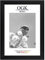 Online-GalleryKing Holz Bilderrahmen 17 x 17 cm quadratisch in Schwarz matt | Foto | Poster | Puzzle | Galerie | Rahmen