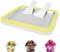 climafusion Rolled Ice Cream Maker, Stainless Steel Instant Icecream Machine for Home Kids Gelato DIY Parent-Child Activities Yellow