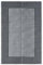 vidaXL Outdoor Teppich Zweischichtiger Jacquard Terrassenteppich Küchenteppich Außenteppich Indoor Balkon Terrasse Flur Küche Bad Grau 160x230cm PP