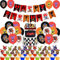 rosepartyh Five Nights at Freddys Geburtstag Dekorationen Luftballons Alles Gute zum Geburtstag Girlande Kuchendeckel Kinderpartyzubehör für Videospiel Thema Geburtstagsfeier Deko