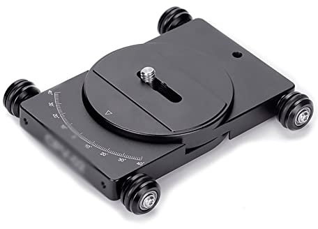 ChengBeautiful Kamera-Schienenwagen Action Camera Photography Slide Rail Mobile Trolley Mobiltelefonaufnahme VLOG Videotrolley. (Farbe : Black, Size : One Size)