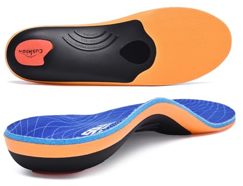VALSOLE Solette Ortopediche Supporto Per Arco Plantare, Solette Scarpe Plantari Ortopedici Per Piede Piatto,sport Solette Scarpe Per Piedi Piatti, Fascite Plantare, Per Uomini E Donne