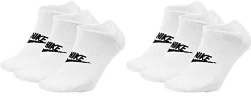 NIKE 6 Paar Everyday Essential Sneaker Socks, Farbe:weiß, Größe:34-38