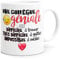 Mug Collègue Géniale Femme Tasse Message Humour Drôle Amitié. Idée Cadeau Original Départ en Retraite Pot Mutation Travail Bureau Amie Homme pour Anniversaire Noël Céramique.